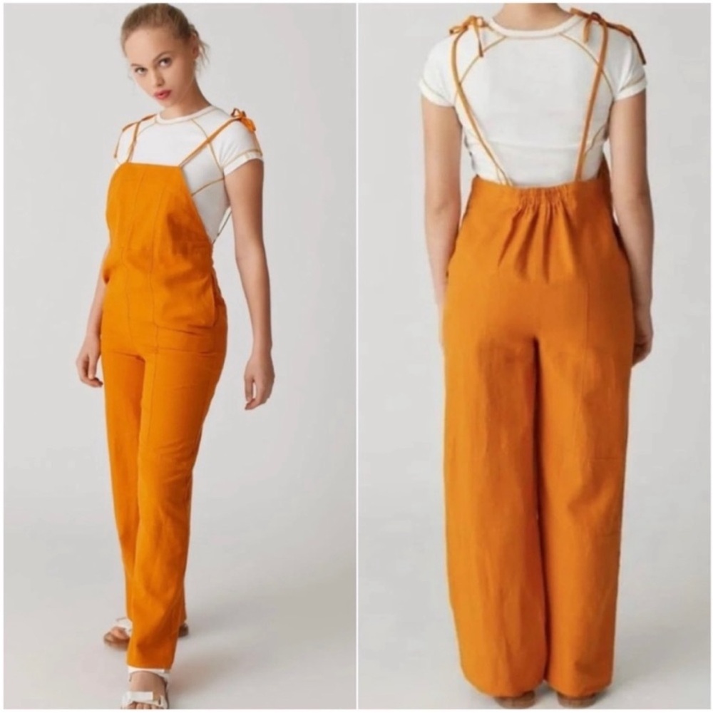 Urban Outfitters Wide-Leg Jumpsuit with Adjustable Straps
